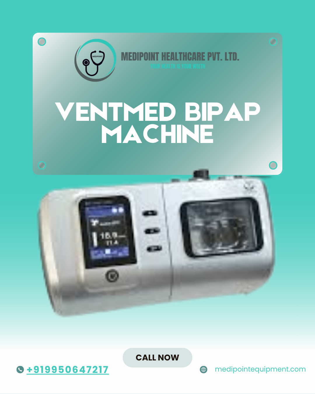 VentMed BiPAP Machine on Rent in Jaipur